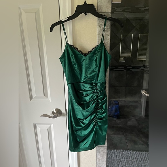 Honey and Rosie Dresses & Skirts - Green Mini Dress